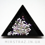 Трикутна мисочка для стразів . Чорна (7х6см)